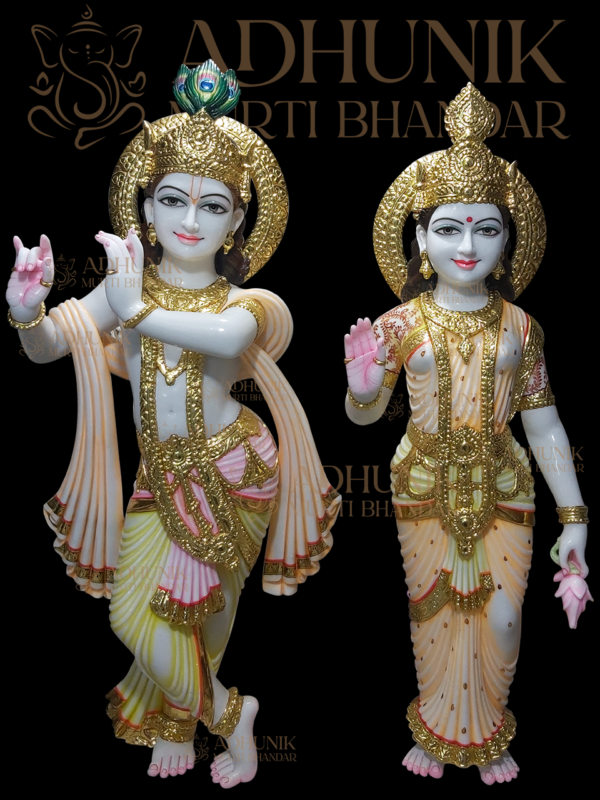 marble radha krishna