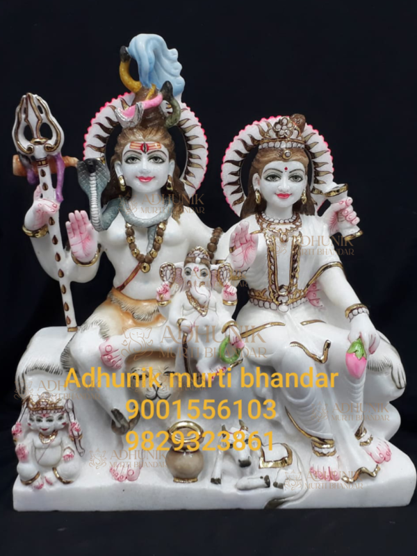 marble shiv parivar